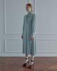Salon De Seoul Lily Pleated Dress - Mint