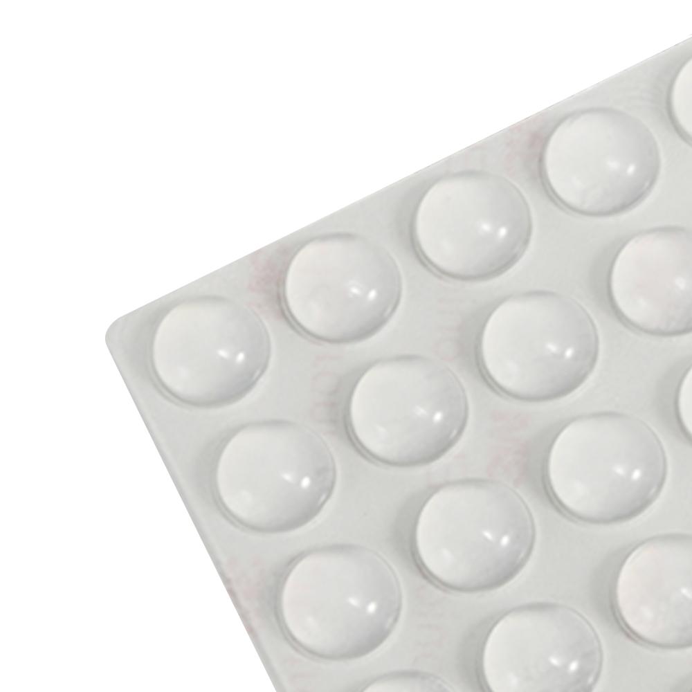 100 buc. Opritor de ușă autoadeziv Amortizor de cauciuc Tampoane pentru dulap Tampoane de mobilier din silicon Tampoane de protecție pentru perne