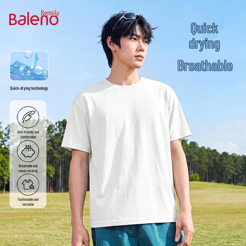 Baleno Men's Quick-Dry Breathable Short Sleeve T-Shirt