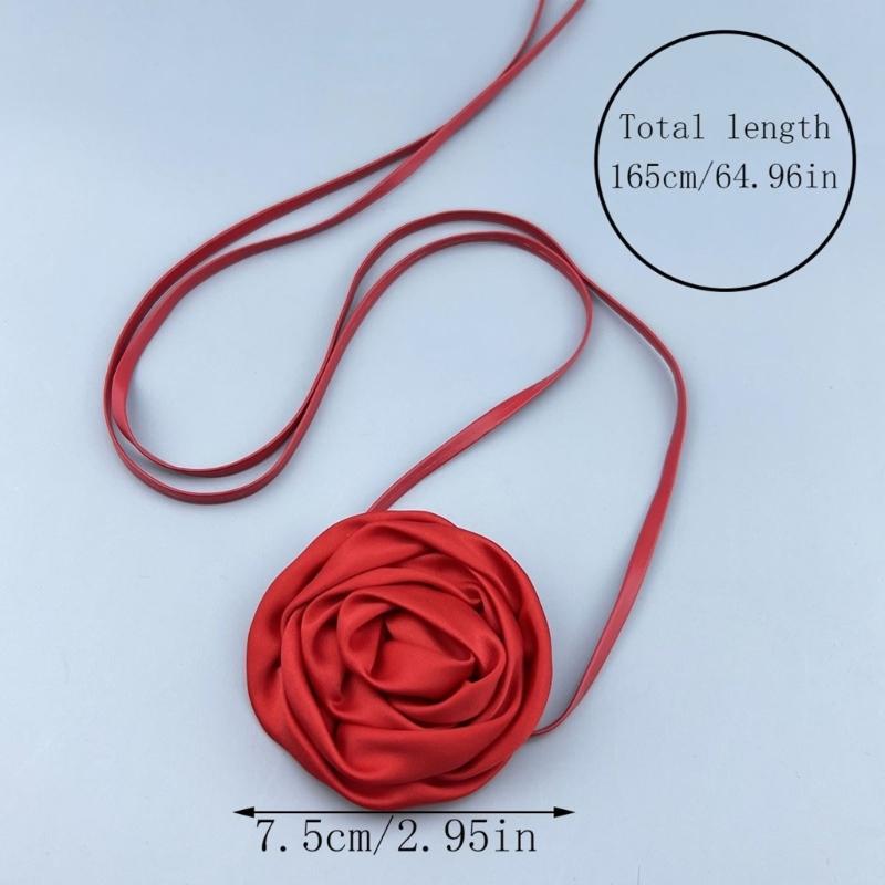 Vintage Floral Choker Necklace Accessory Chic Gothic Flower Choker Necklace Edgy Neckband for Fashion forward Individual