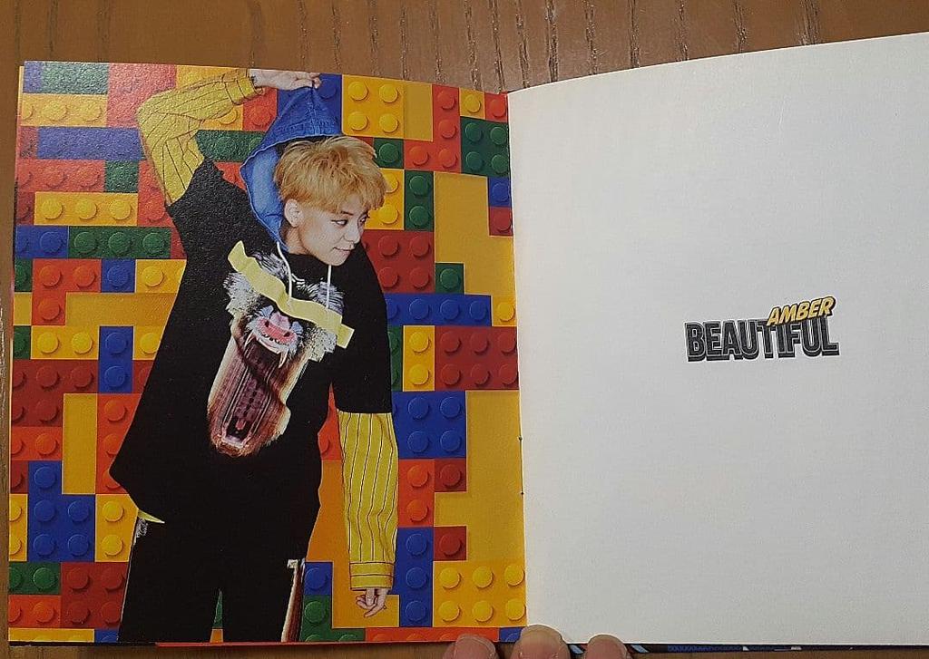 [USED] f(x) AMBER BEAUTIFUL CD with trading card