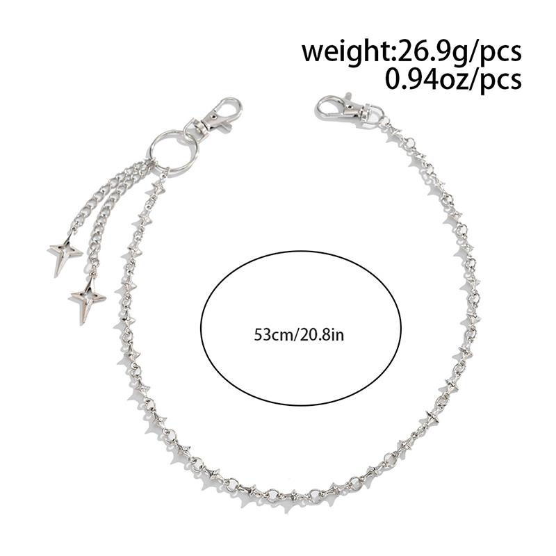 Hiphop Goth Kreativer Anhänger Schlüsselanhänger Hüftgürtel Männer Frauen Vintage Hose Hipster Jeans Kette Schmuck