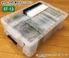JEJ Astage ST Box #13, Made in Japan, Stackable, Clear, Disaster Preparedness Storage Box [29.5cm W x 44cm D x 16cm H]