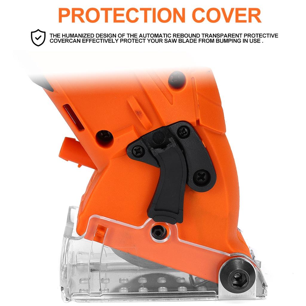 400W 10000RPM Ceramics Metal Wood Cutting Woodworking DIY Power Tool with 3pc Blades Mini Circular Saw Electric Saw