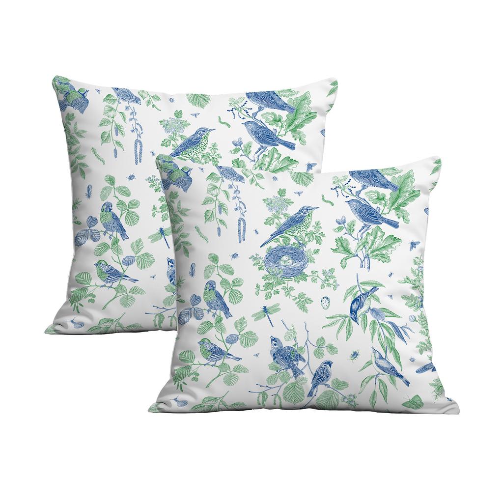 New Creative European Retro Floral Pillowcase Double-sided Printed Home Cushion Pillowcase Multiple Styles Available