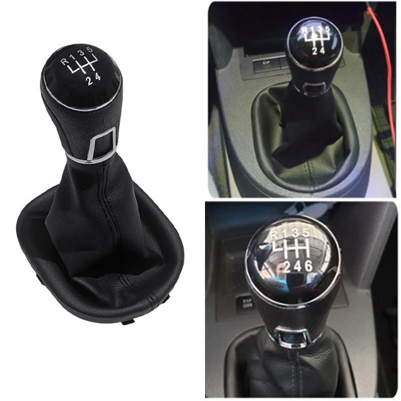 Car Accessories 6 Speed Gear Shift Knob Gear Stick Gaiter Boot for VW Touran 2003-2015/Caddy III 03.2004-05.2015