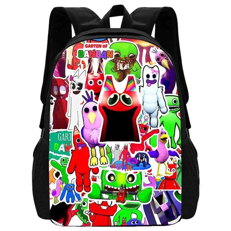 Zaini scolastici Garten of BanBan per Ragazzi Ragazze Mochila di Cartone Animato Zaino per Bambini Scolari, Borse Leggere per Bambini Miglior Regalo Giocattoli
