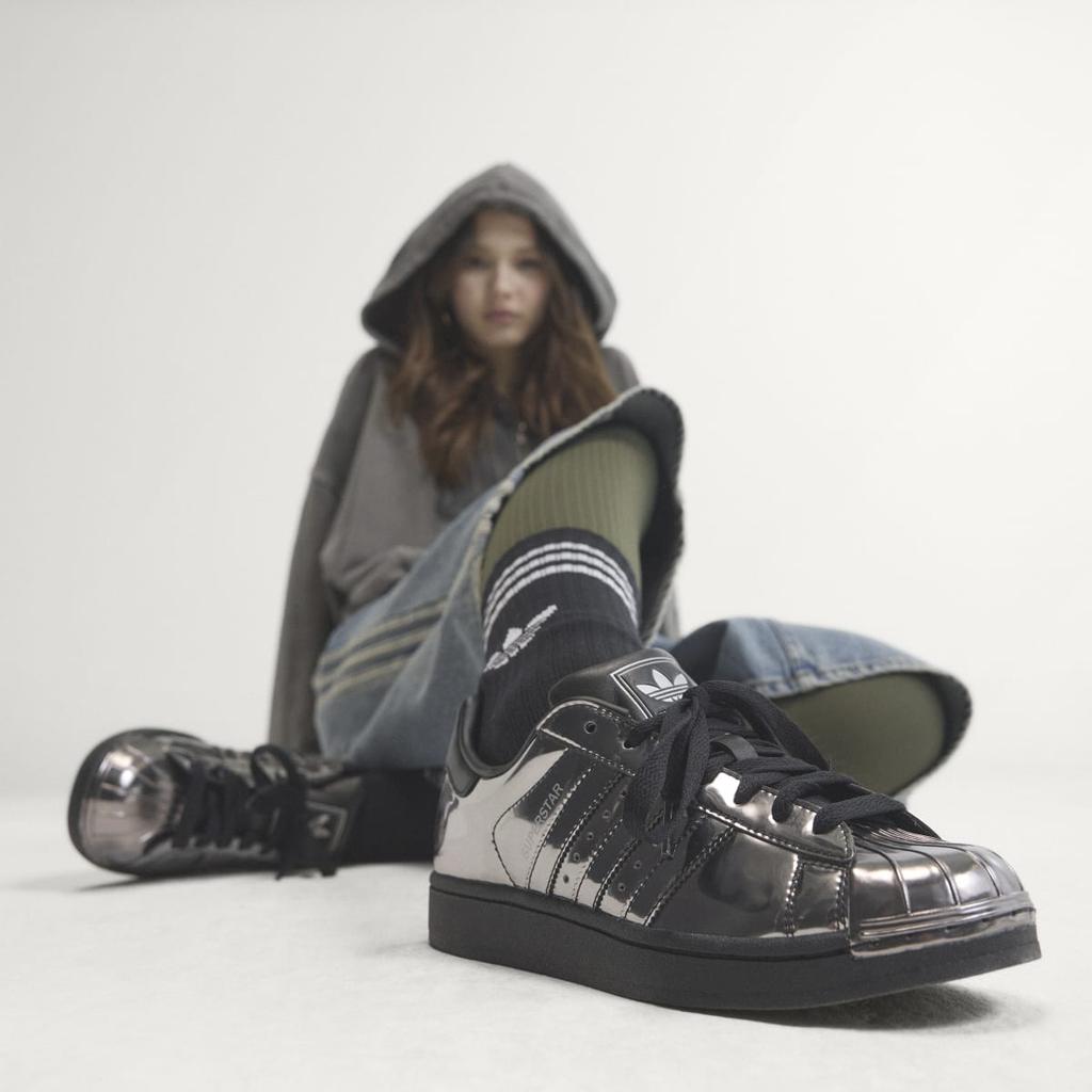 adidas SUPERSTAR II KJ7128 Unisex Originals Sneakers Core Black / Core Black / Silver Metallic