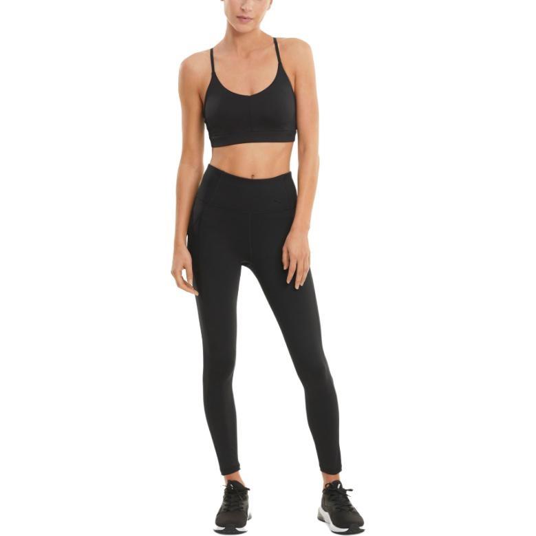 PUMA Sleeveless Sports Shirts Women's Black Moderate Nipped In Waist 520307-01