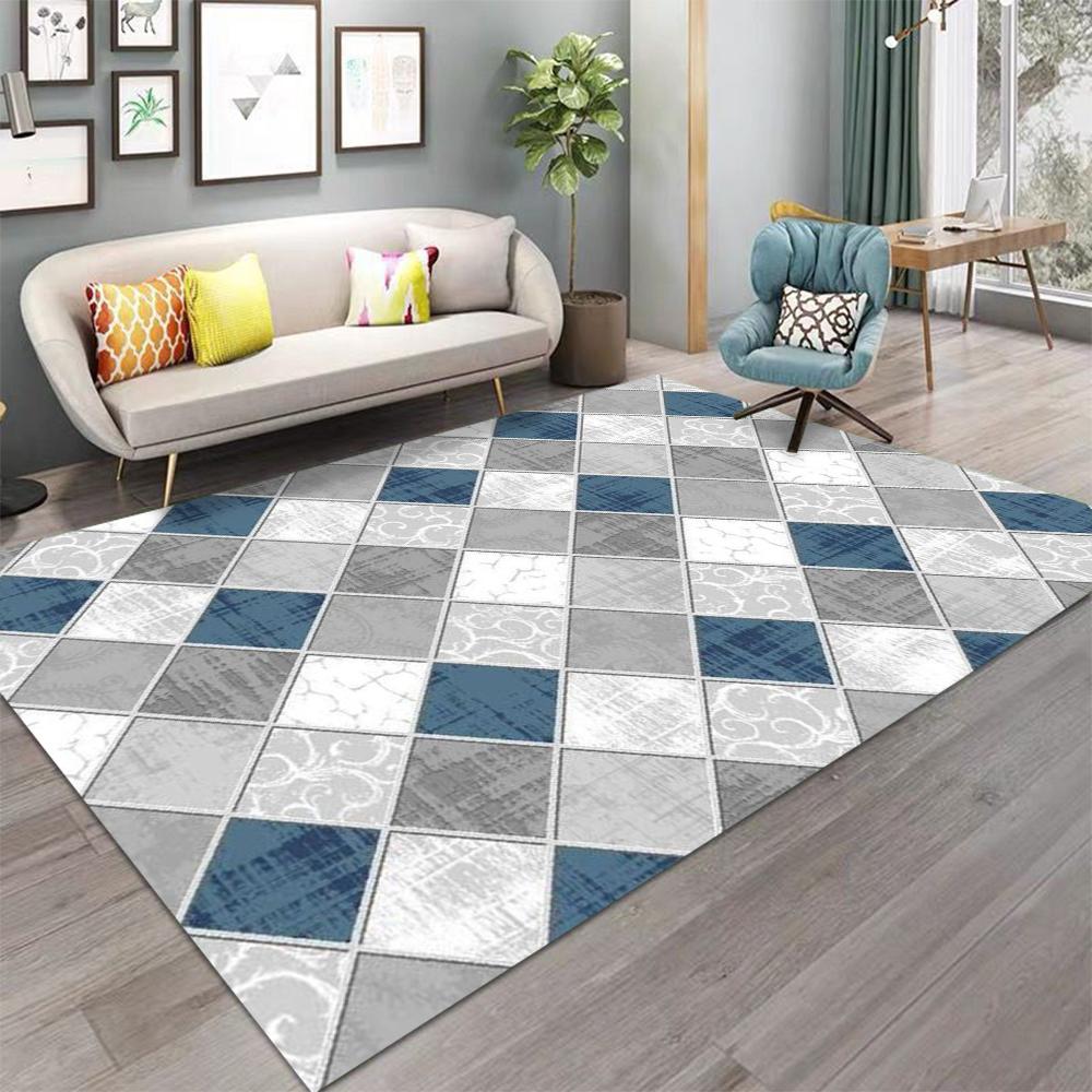 современный абстрактный ковер мультяшный гостиная спальня кухня диванный столик балконный коврик противоскользящий моющийся коврик дом изысканный 50x80cm