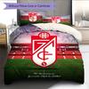 Set Copripiumino Trapuntato con Logo Granada CF Federa Decorazione per la Casa Regalo di Compleanno (1 * copripiumino + 2 * federa, senza nucleo)
