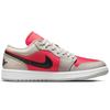 New JORDAN 1 Retro Low Light Iron Ore Siren Red Women's DC0774-060