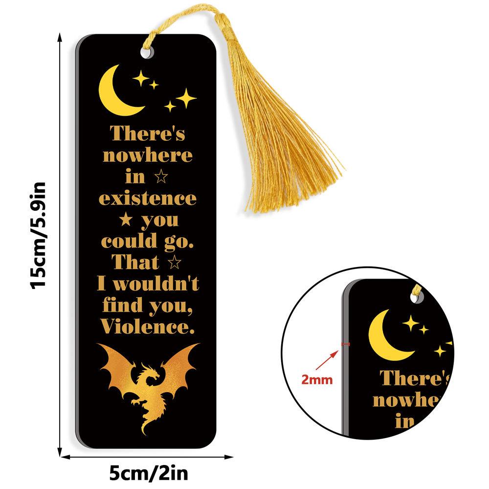 Akrylowa zakładka do książek Smok Czteroskrzydły: Kreatywna i spersonalizowana dekoracja prezentu