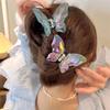 3Pcs/Set 2 Sizes Butterfly Clamp Colorful Broken Hair Bangs Clip Fashion Hairpin  Gifts