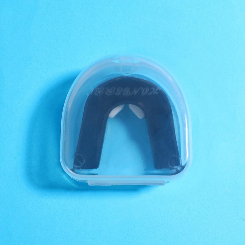 

1 шт. в коробке Санда Тхэквондо Бокс Спортивные брекеты Двусторонние Защиты зубов от скрежетания Жующиеся Защиты зубов чёрный