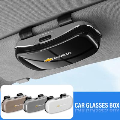 Car Glasses Clip Sunglasses Box Genesis Sun Visor Eyeglasses Card Ticket Holder For CRUZE Spark Captiva Epica SS Onix