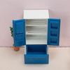 2.87x2.1x5.4in Mini Double Door Refrigerator Decor Girls Decorative Ornaments Toy Portable Exquisite Appearance Supplies