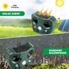 Ultrasonic Rodent Repellent Outdoor Solar Animal Repellent Infrared Induction Flash Bird Repellent