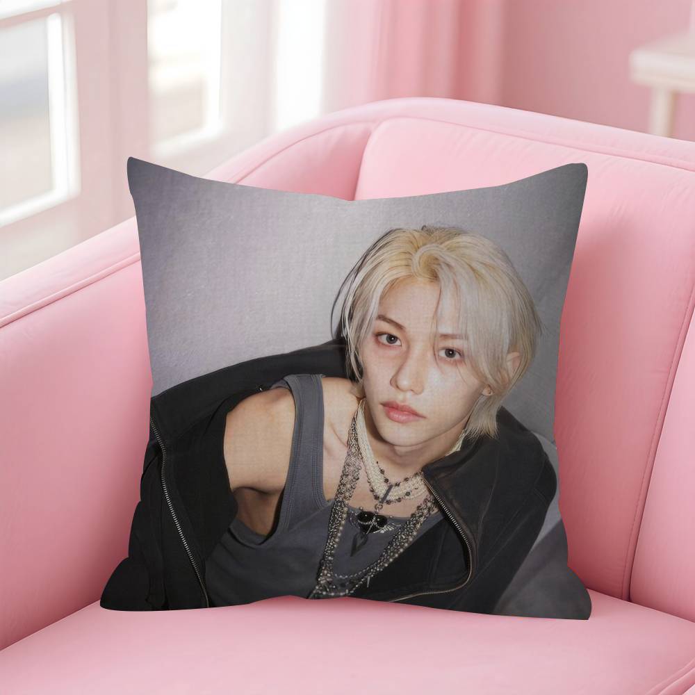 Decorative Room Aesthetics Pillow Case Home Decor Bedroom Sofa Bed Couch Pillow Cover 45X45 Idol Cool F-Felixs Singer