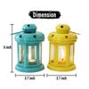 Set of 2 Hanging Lantern Tealight Candle Holder for Dining Table Home Decorations - Decorations Items for Home Decor (Yellow and Blue) - Decor - Gifts