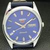 AUTOMATIC 6309A VINTAGE REFURBISHED SEIKO 5 JAPAN MENS BLUE DIAL WATCH a701734-5 R206c-a701734