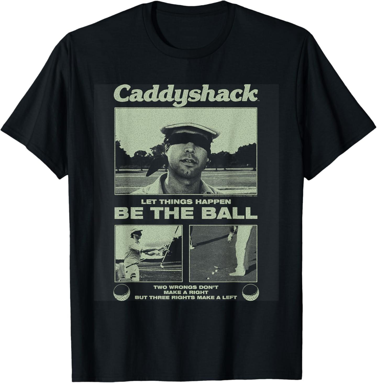 Caddyshack Be The Ball The Blind Putt 80 s Movie T-Shirt S разноцветный