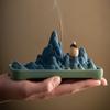Qianlijiangshan Creative Ceramic Incense Burner Indoor Incense Burner Incense Stick Incense Holder Backflow Incense Burner Ornament