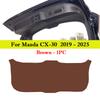 For Mazda CX-30 CX-50 CX-8 2019-2025 Car Trunk Door Anti Kick Pad Tailgate Protection Mat Cargo Liner Interior Decor Accessories
