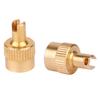 Pack Of 8 Premium Brass Tire Valves Caps Leakproof Design Universal for Car Motorcycle Tire Accessories Easy Installation