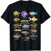 Fishkeeping Fish Species Biology Types of Aquarium Fish TShirt