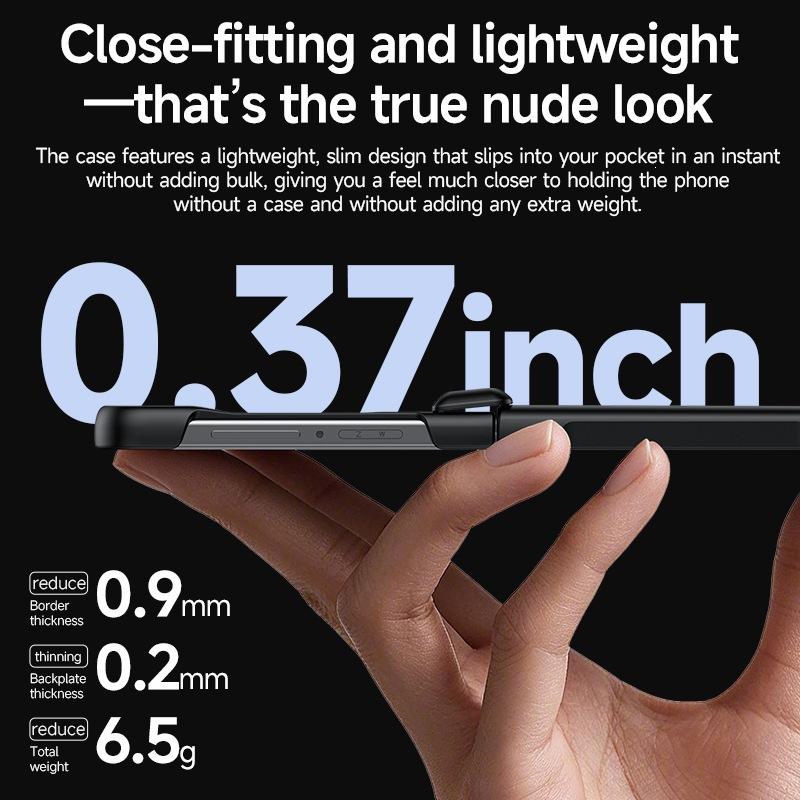 Applicable To Samsung ZFlip8 Folding Mobile Phone Case Zflip7 All-inclusive Matte Skin-sensitive Shell Film Integrated Protective Case Anti-drop