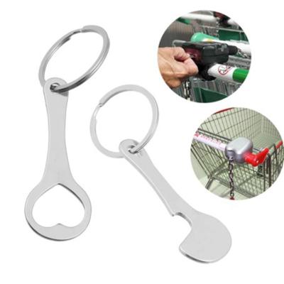 Metal Key Ring, Shopping Cart Tokens, Diy Shopping Trolley Tokens, Aluminum