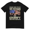 I Have Two Titles Veteran And Grumpy Funny Dad Papa Grandpa Tshirt