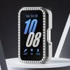 PC Diamantinlagd Fodral Stötfångare Skyddskåpa Dammtät Smartwatch Skyddsskal för Samsung Galaxy Fit 3 SM-R390