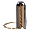 Gucci Double G Metal Logo Leather Shoulder Bag Women Shoulder Bag Light-Blue Beige 497985-AAE5F-1642