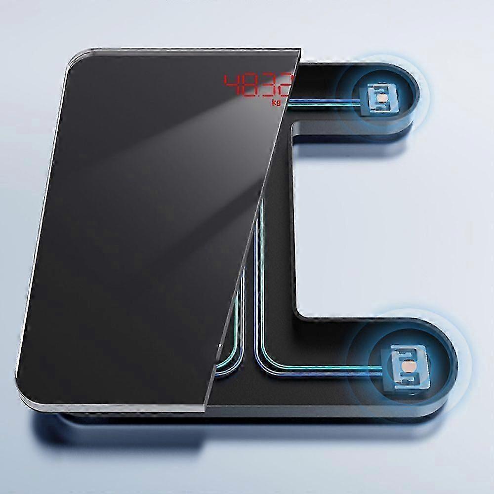 Talking Digital Scale, Large Backlight for Clear Visibility, Equipped with Extra Wide Platform for Comfort and Stability, 5mm Thick Tempered Safety