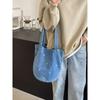 Women Shoulder Bag Large Capacity Denim Tote Bag Fashi Underarm Harajuku Handbag Clutch Bags Simple Female Commuter bags 2026