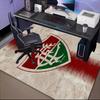Soccer Club Emblem Design Printed Office Carpet Chair Cushion  Entryway Rug, Rugs for Living Room, Bedroom Christmas gifts