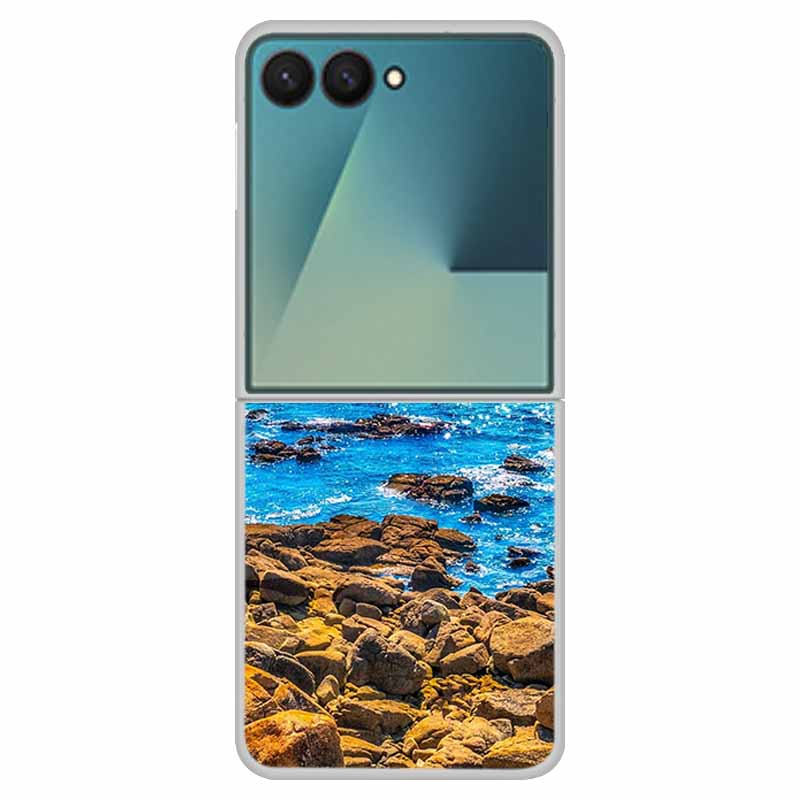 Phone Case For Samsung Galaxy Z Flip 7 5G Case ZFlip 7 Funda 6.9" Clear Plastic / PC Hard Coque For Samsung Galaxy Z Flip7 Cases