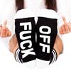 Unisex Letter Fuckoff Funny Casual Sports Skateboard Socks Stockings Color 5