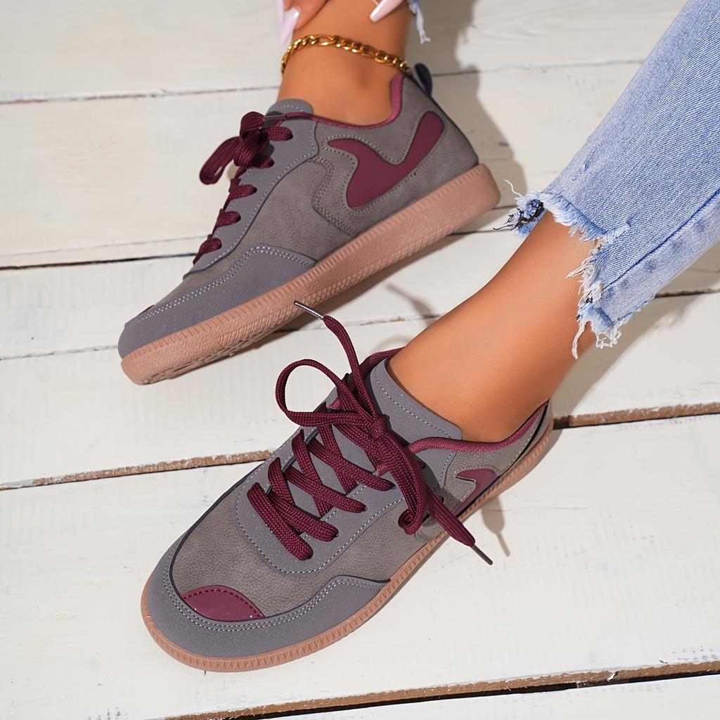 Ladies' Elegant Retro Style Lightweight Running Sports Shoes, Comfortable All Year Round, Fabric Lining, Ladies' Sports Shoes