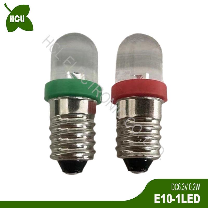 

E10 LED Screw Base Bulb - Multi-Voltage Indicator Light for Experiments (3V-24V) 3V