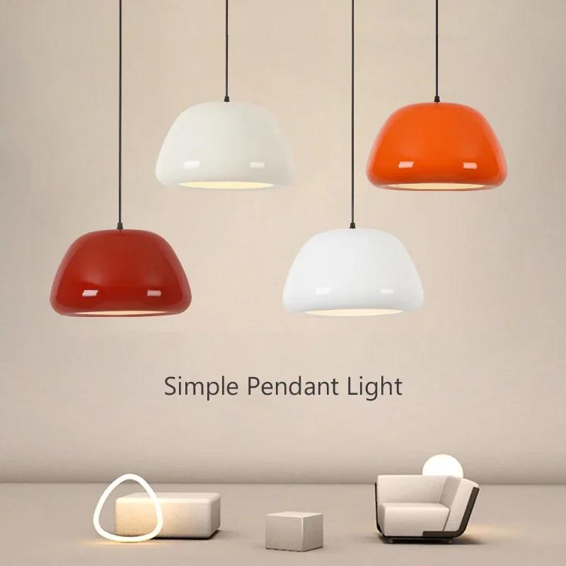 

Светодиодный подвесной светильник Nordic Minimalist Orange для ресторана, бара, кафе, гостиной, обеденного стола, спальни, внутреннего декоративного освещения No Blub белый