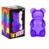 Ursuleț Gummy Squishy 8 cm Slow Rise, Jucărie Jelly pentru Ameliorarea Stresului, Moale la Strângere, Mov, Cadou Drăguț