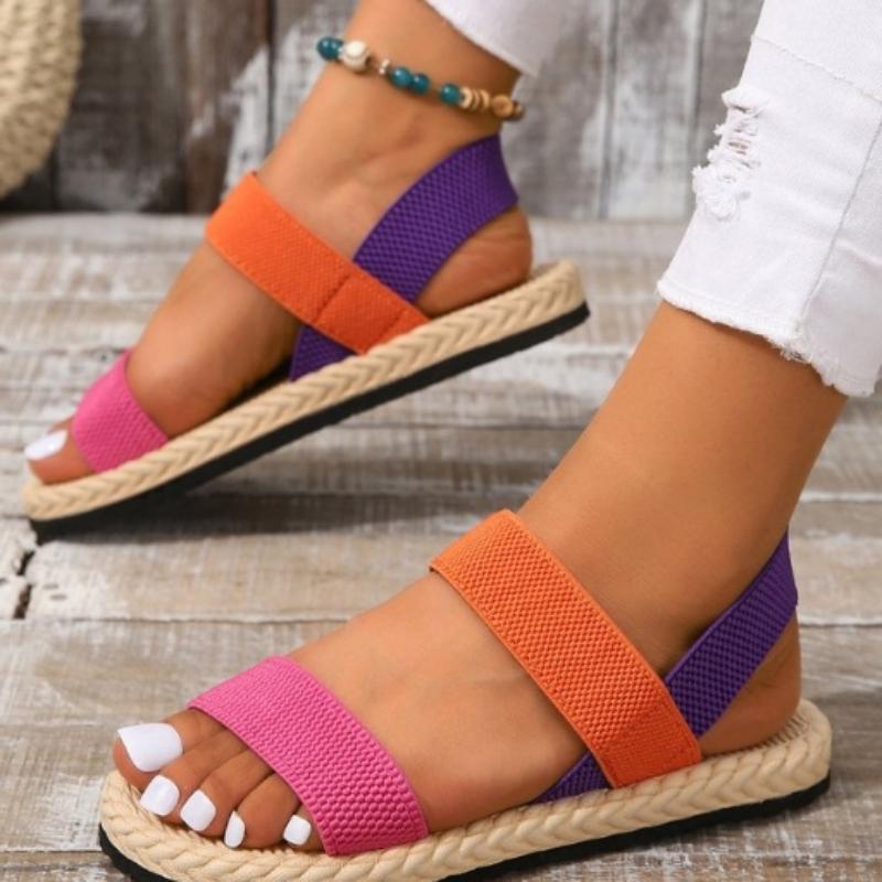 Divatos lapos szandálok Új, forrón eladható színben passzoló nyári csúszásmentes kopásálló, kényelmes kialakítású szandálok Zapatos Mujer
