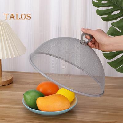 2Pcs Food Protector Fine Mesh Dustproof Metal Long Lasting Table Outdoor Picnic Food Umbrella Cover Net Kitchen Supplies