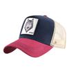 Vintage Pure Cotton Embroidered Animal Baseball Cap, Mesh Cap, Duckbill Cap, Truck Driver Hat, Chicken