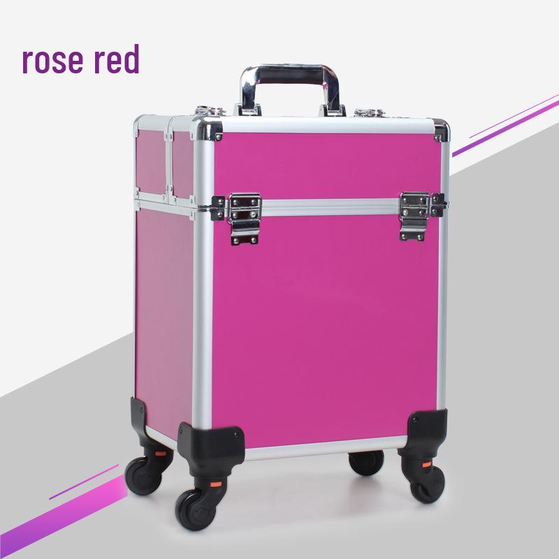Professional Multi-Layer Aluminum Rolling Makeup & Beauty Tool Case