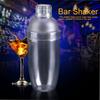 Three-piece Structure Cocktail Shaker Plastic Bar Cup Saving Space Shaking Vessel  Household