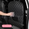 Auto Rücksitz Schmutzschutz, PU Leder Autositz Rückenlehnenbezug, Kindertritt Schmutzschutzmatten Autozubehör